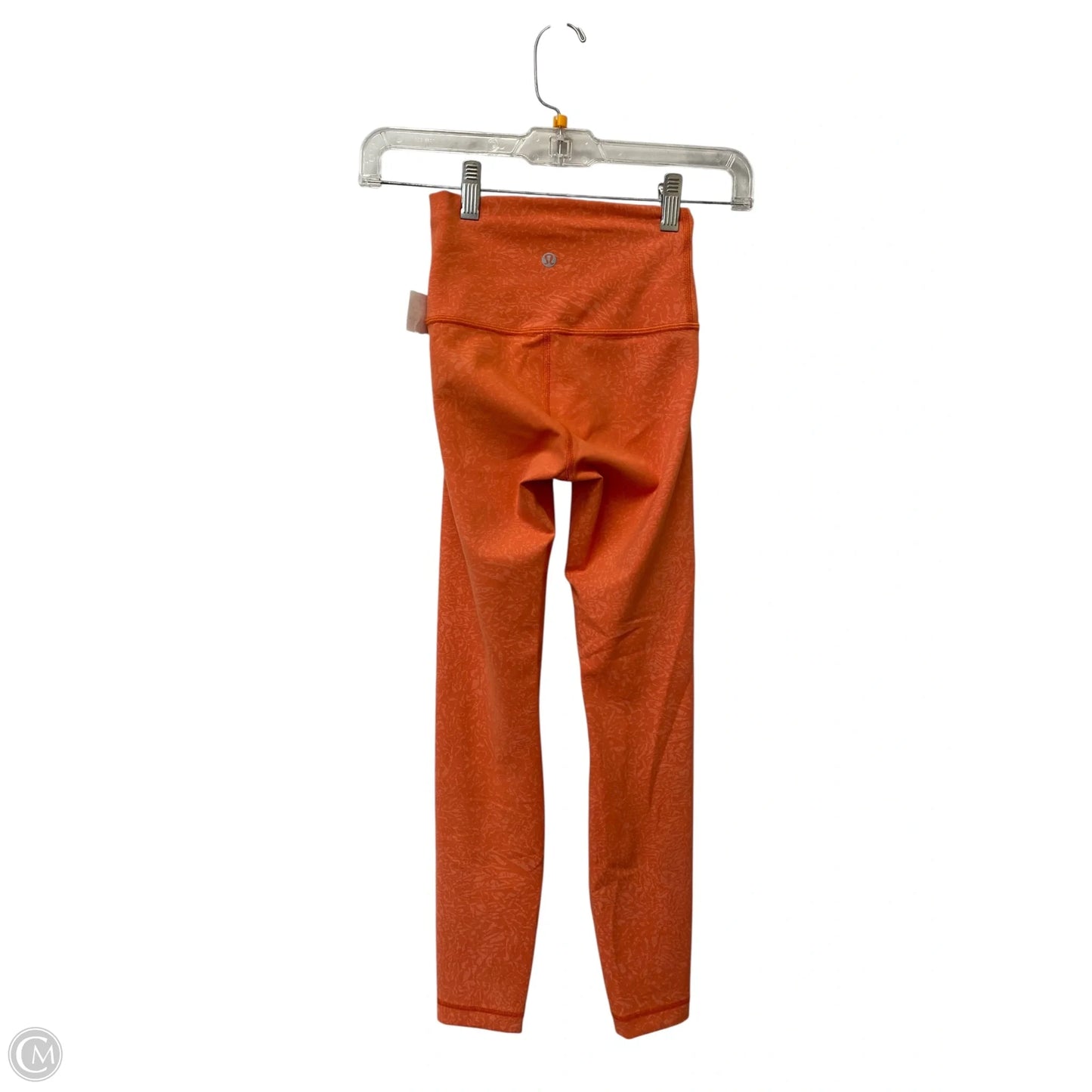 Athletic Leggings By Lululemon In Orange, Size: 0