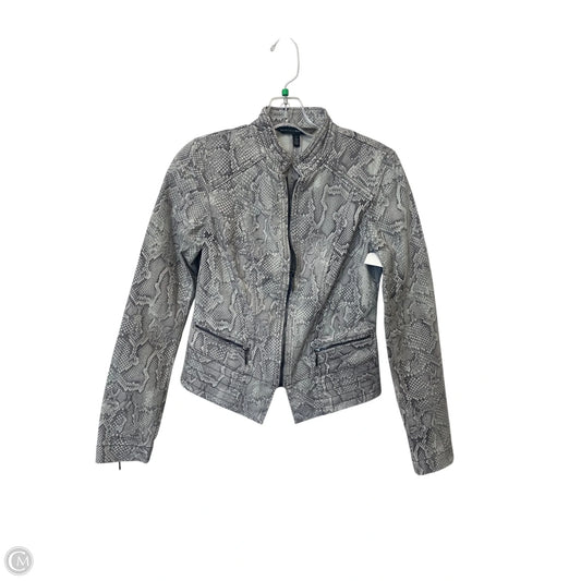 Jacket Other By White House Black Market In Snakeskin Print, Size: 0