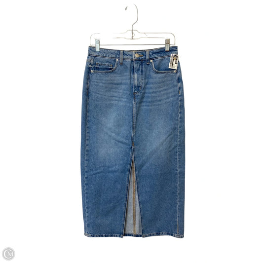 Skirt Maxi By Loft In Blue Denim, Size: 2