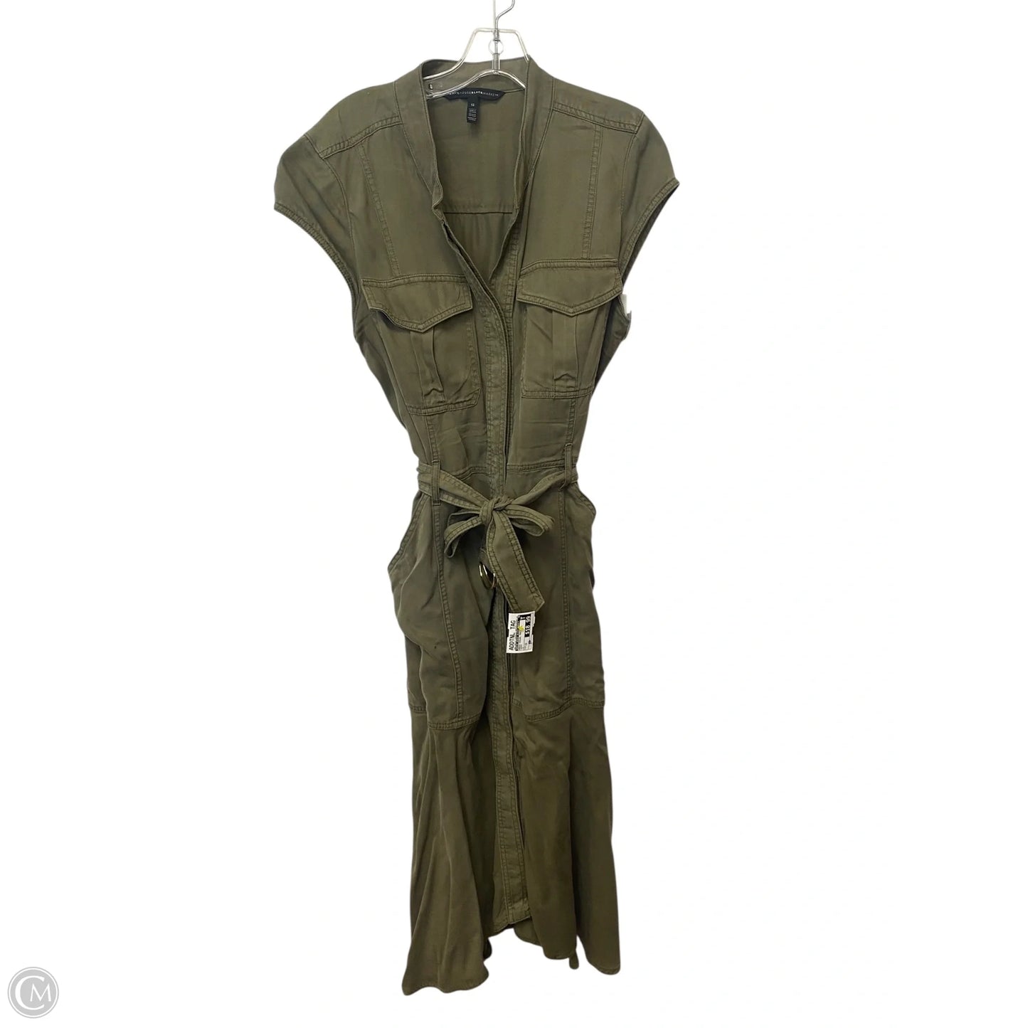 Dress Casual Maxi By White House Black Market In Green, Size: 12