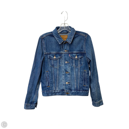 Jacket Denim By Levis In Blue Denim, Size: S