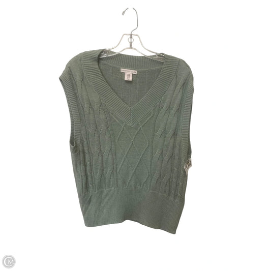 Vest Sweater By Cme In Green, Size: M