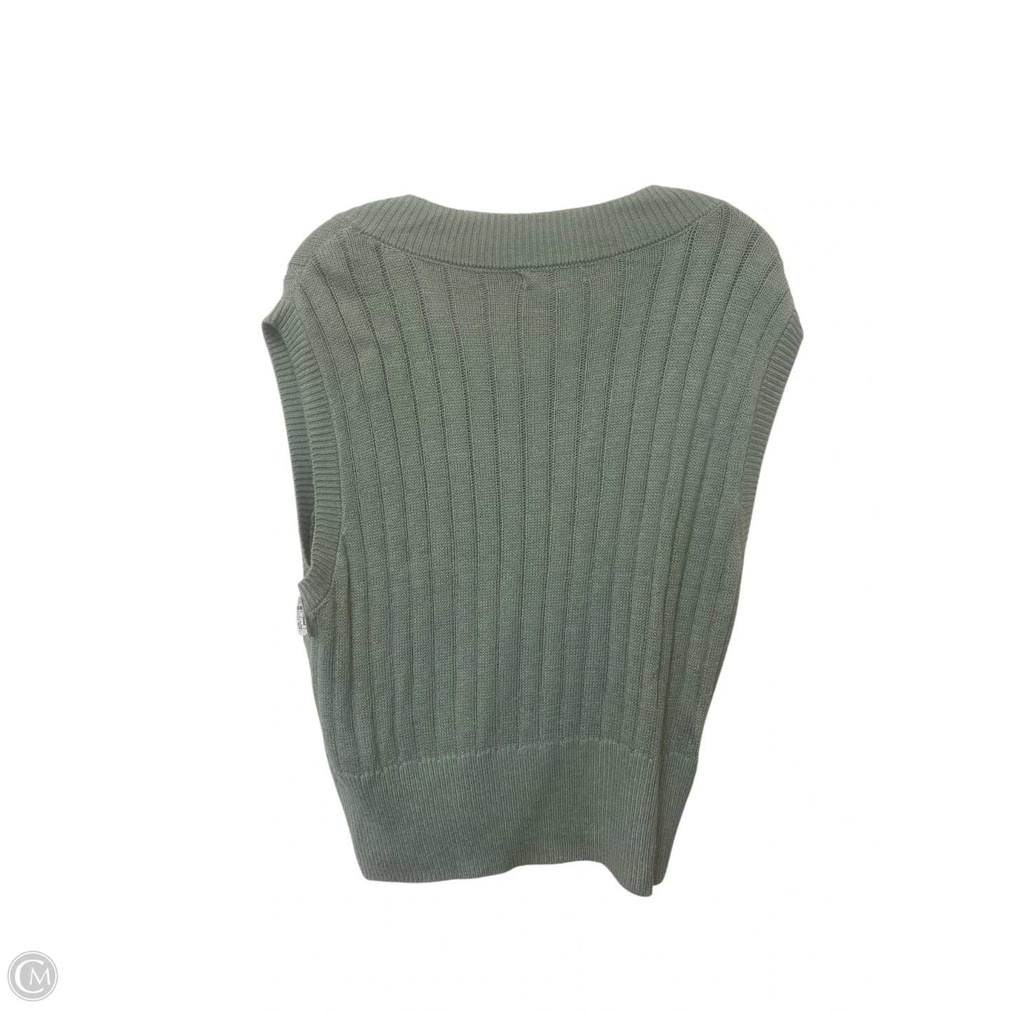 Vest Sweater By Cme In Green, Size: M
