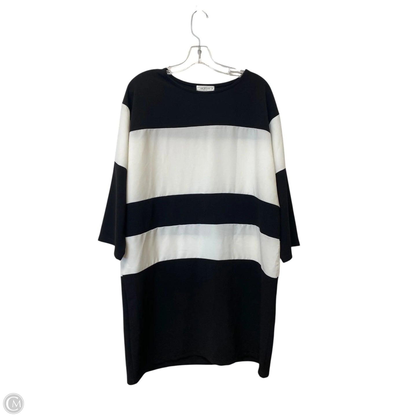 Dress Casual Midi By Cme In Striped Pattern, Size: 2x