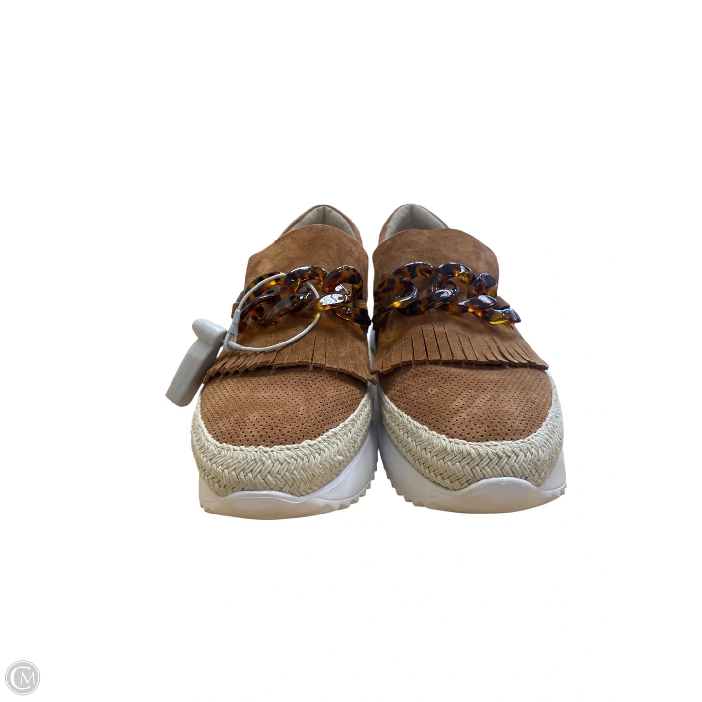 Shoes Flats By Vaneli In Brown, Size: 8