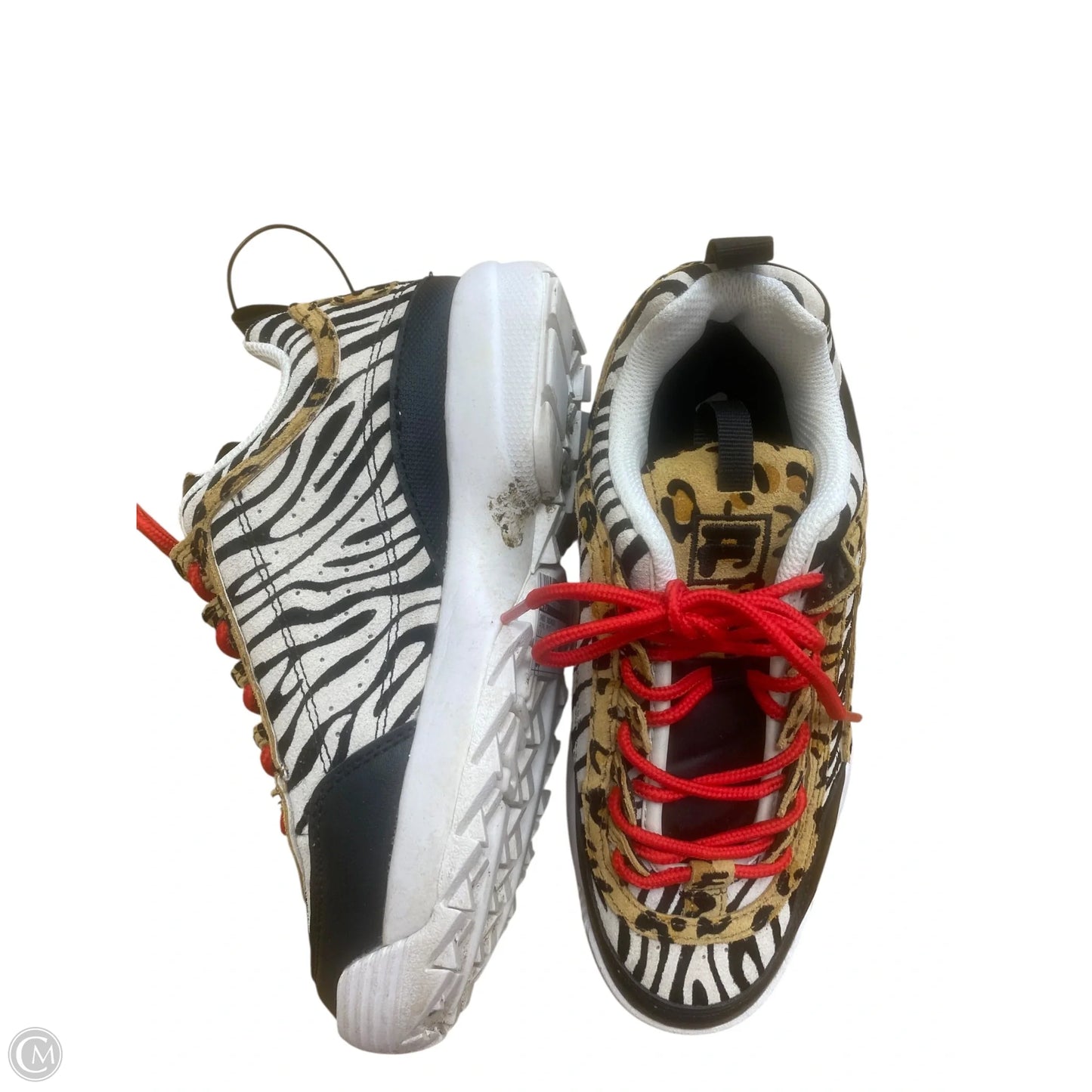 Shoes Sneakers By Fila In Animal Print, Size: 6.5