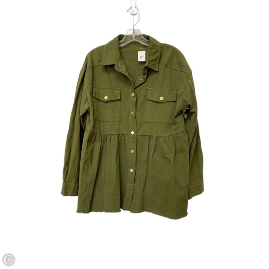 Dress Casual Midi By Clothes Mentor In Green, Size: M