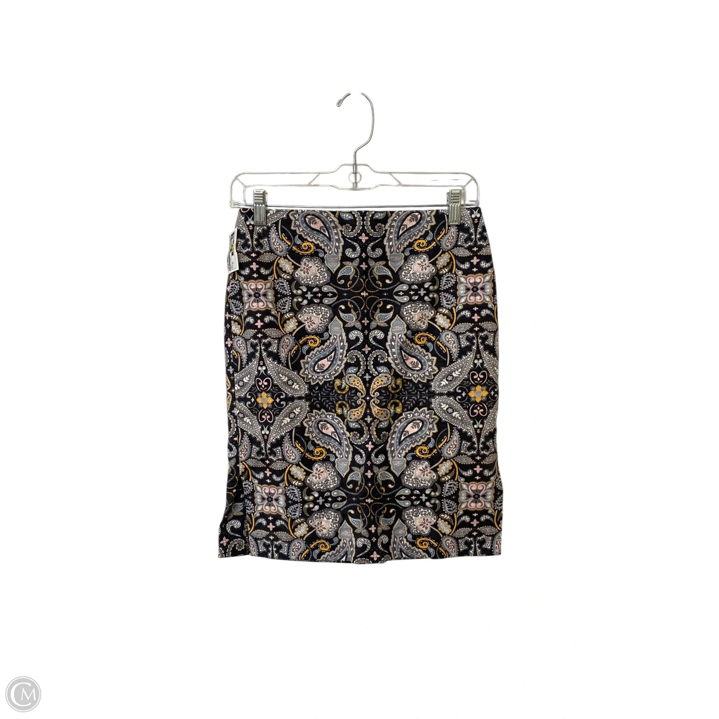 Skirt Midi By Loft In Paisley Print, Size: 2p