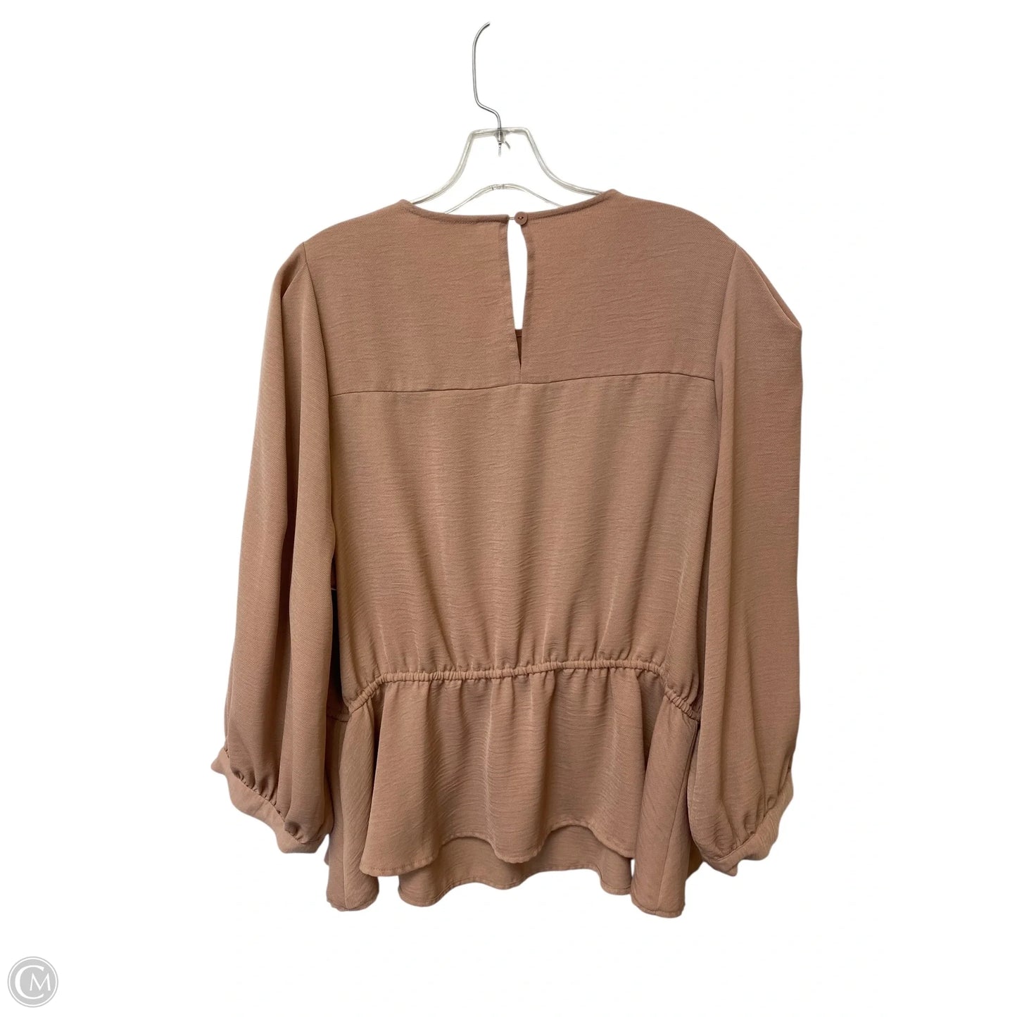 Top Long Sleeve By Prologue In Pink, Size: Xxl