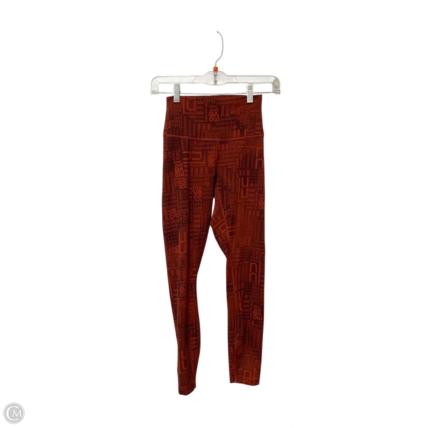 Athletic Leggings By Lululemon In Red, Size: 4