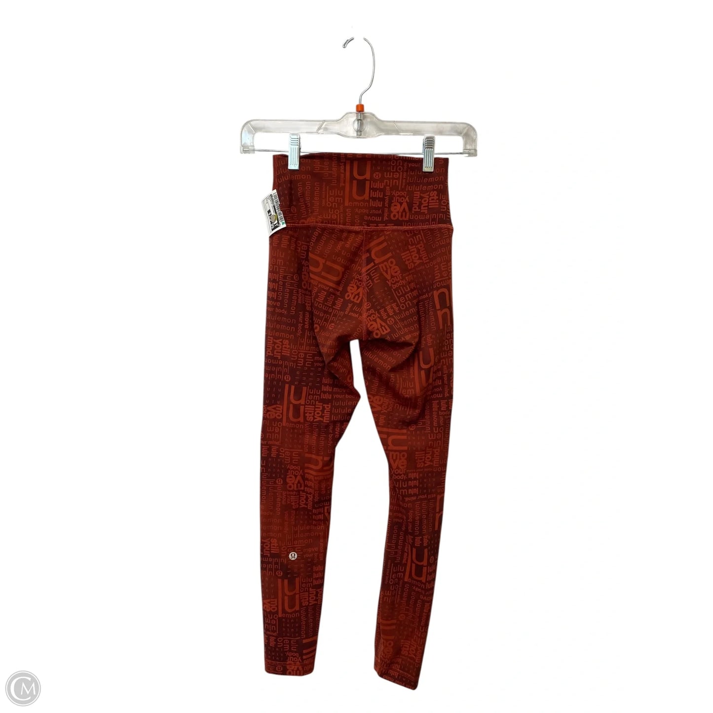 Athletic Leggings By Lululemon In Red, Size: 4