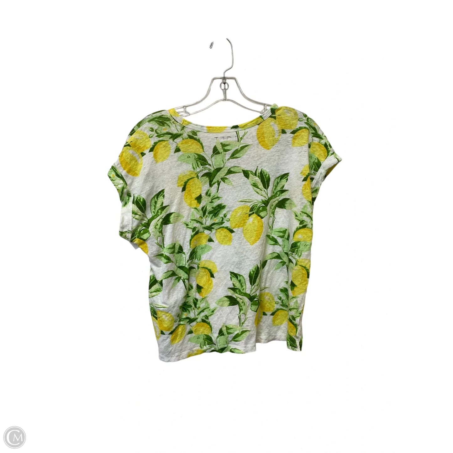 Top Short Sleeve By Loft In Multi-colored, Size: S