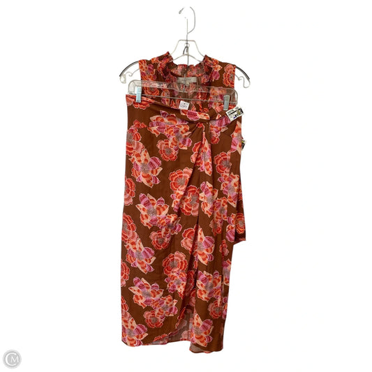 Skirt Set 2pc By Loft In Floral Print, Size: M