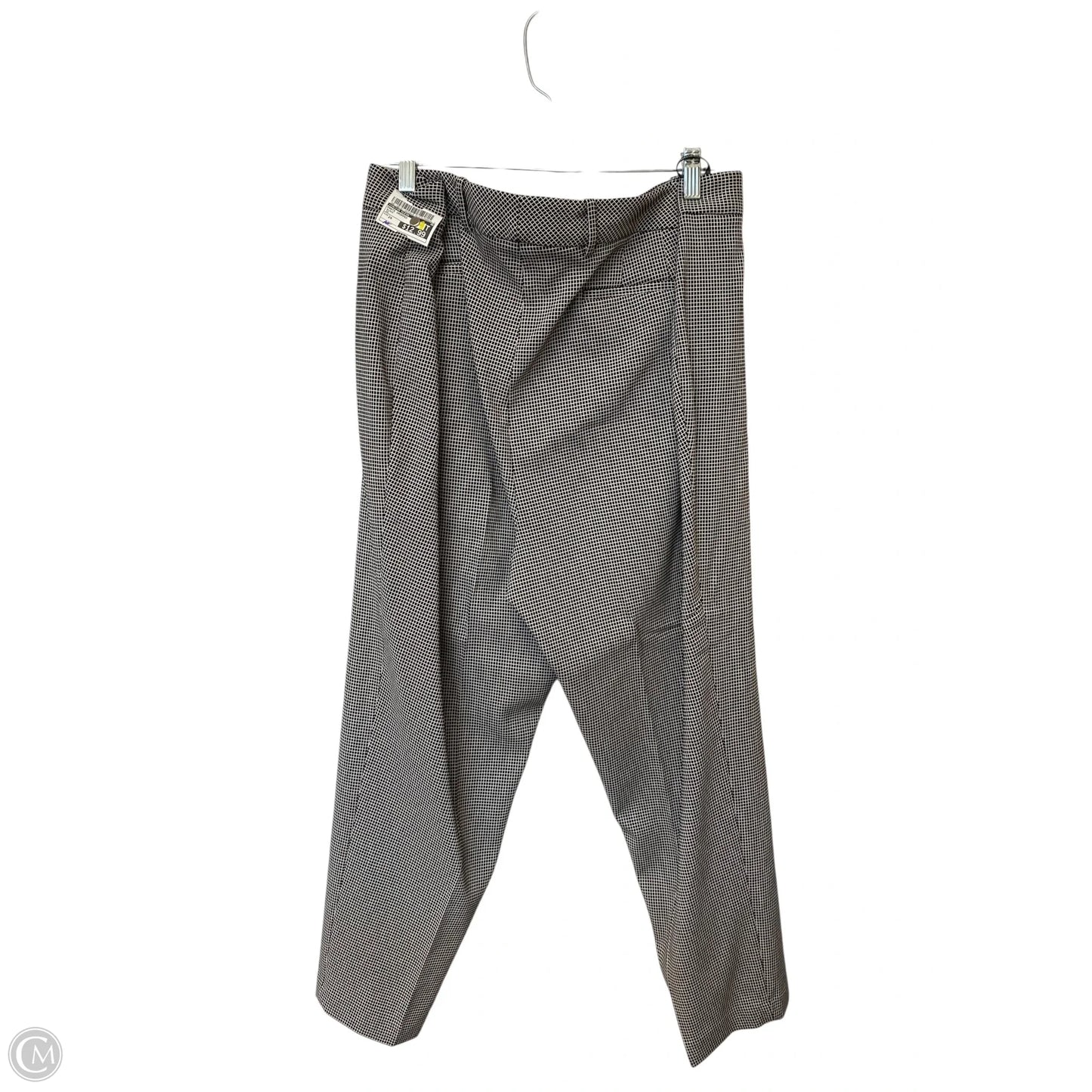 Pants Cropped By Calvin Klein In Black, Size: 24