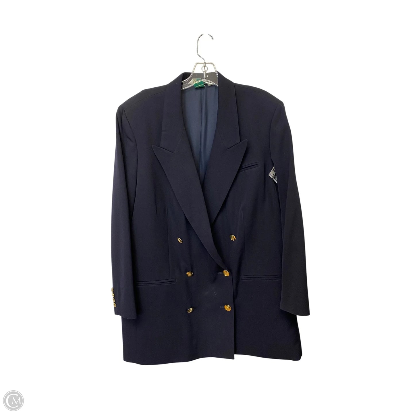 Blazer By Clothes Mentor In Blue, Size: 18