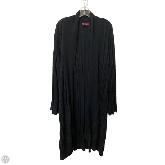 Sweater Cardigan By Jessica London In Black, Size: 16