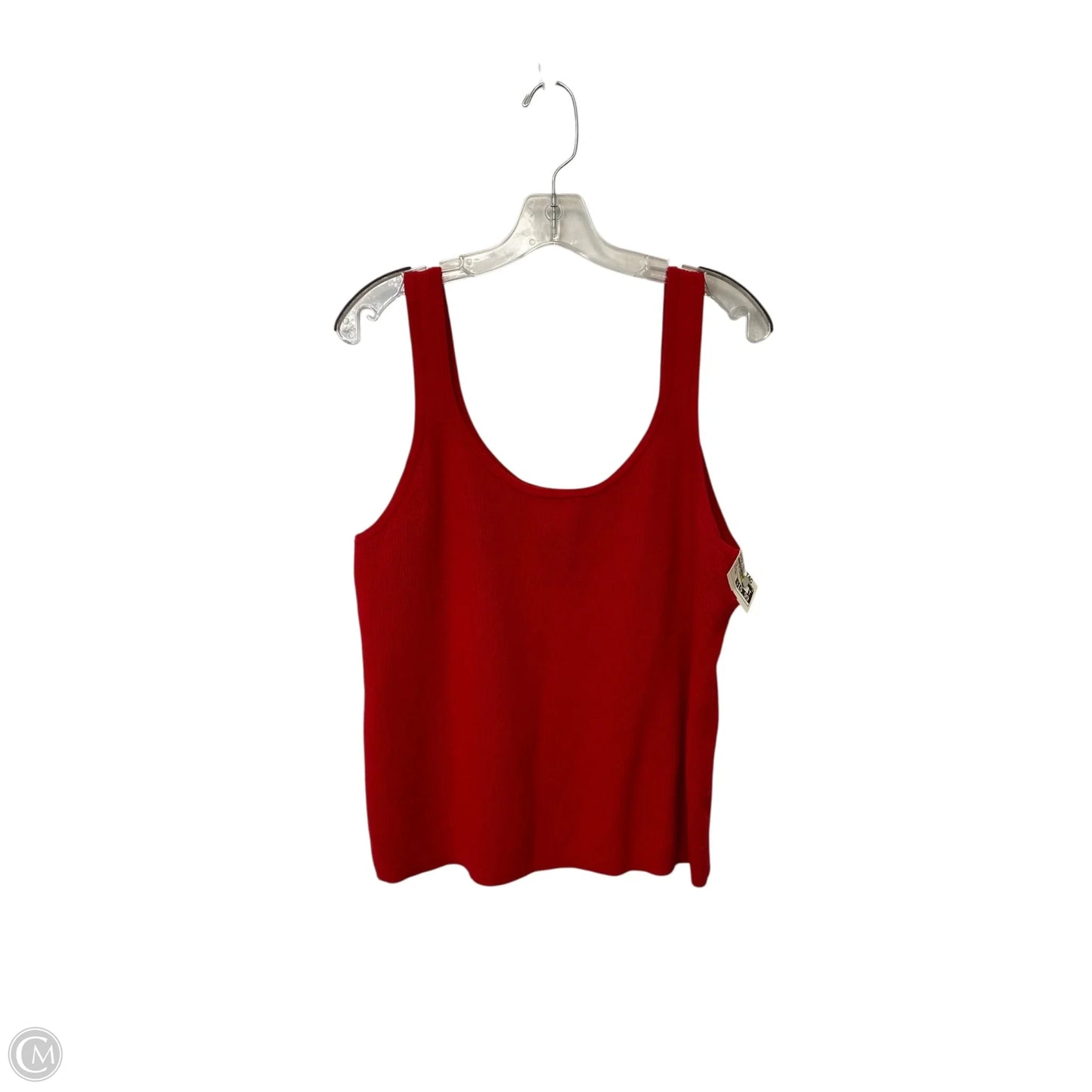 Top 2pc Sleeveless By Clothes Mentor In Red, Size: Xxl