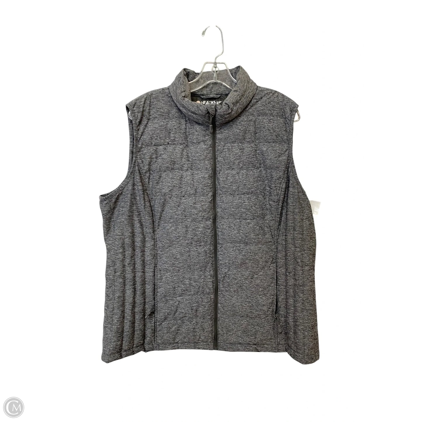 Vest Puffer & Quilted By Cmf In Grey, Size: Xxl
