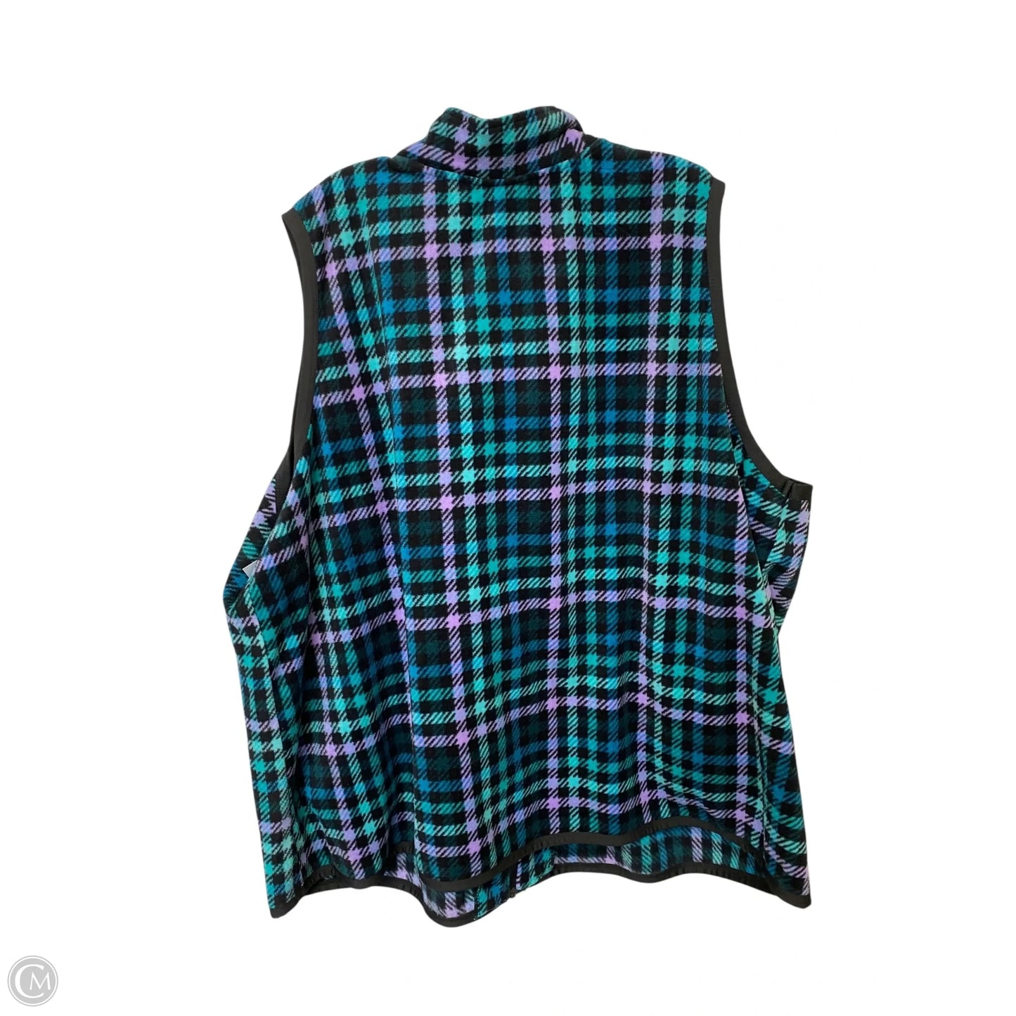 Vest Fleece By Woman Within In Multi-colored, Size: 3x