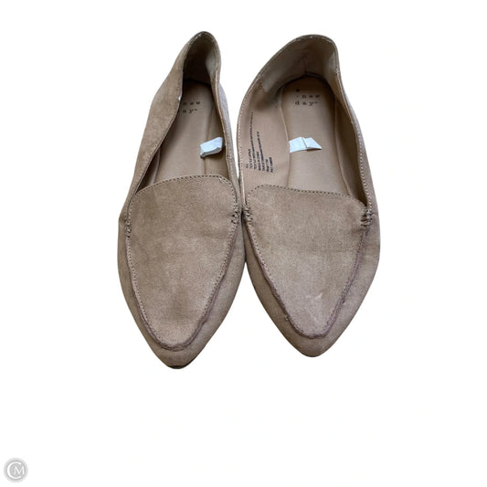 Shoes Flats By A New Day In Tan, Size: 5.5