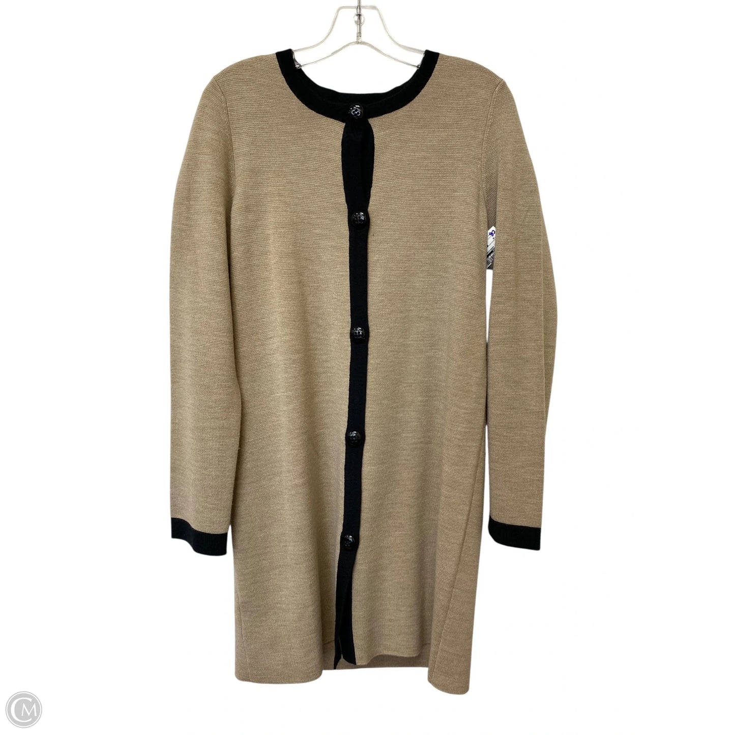 Sweater Cardigan By Ann Taylor In Brown, Size: M