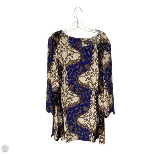 Dress Casual Midi By Jessica Howard In Blue, Size: 24
