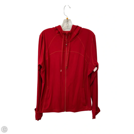 Athletic Jacket By Lululemon In Rose Gold, Size: 20
