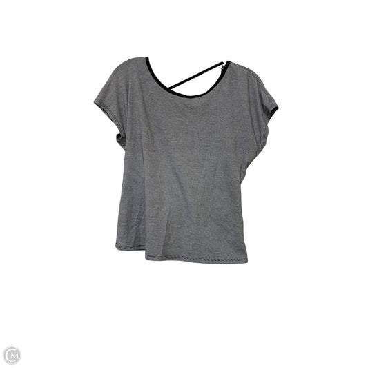 Top Short Sleeve By Lululemon In Striped Pattern, Size: 6