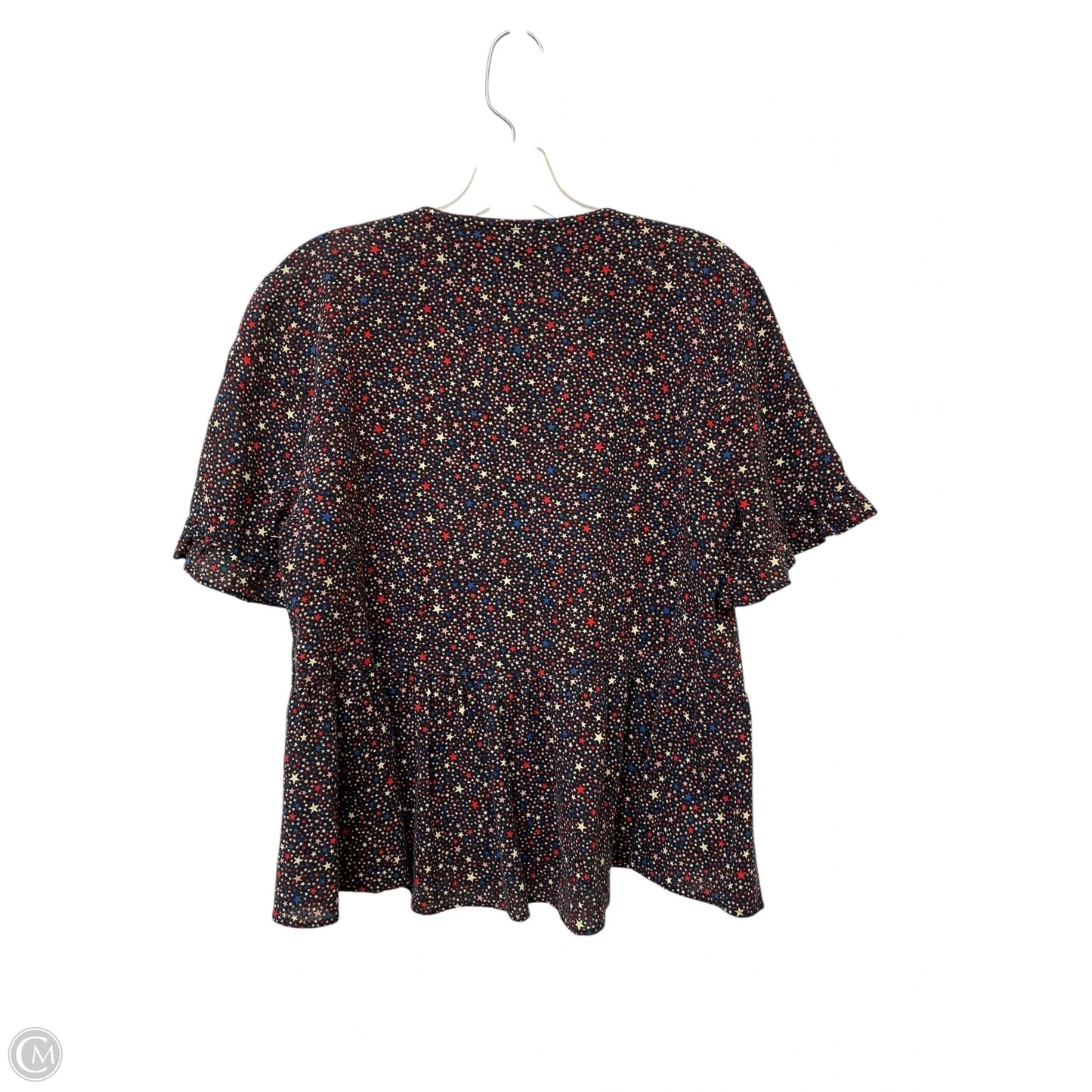 Top Short Sleeve By Madewell In Multi-colored, Size: M