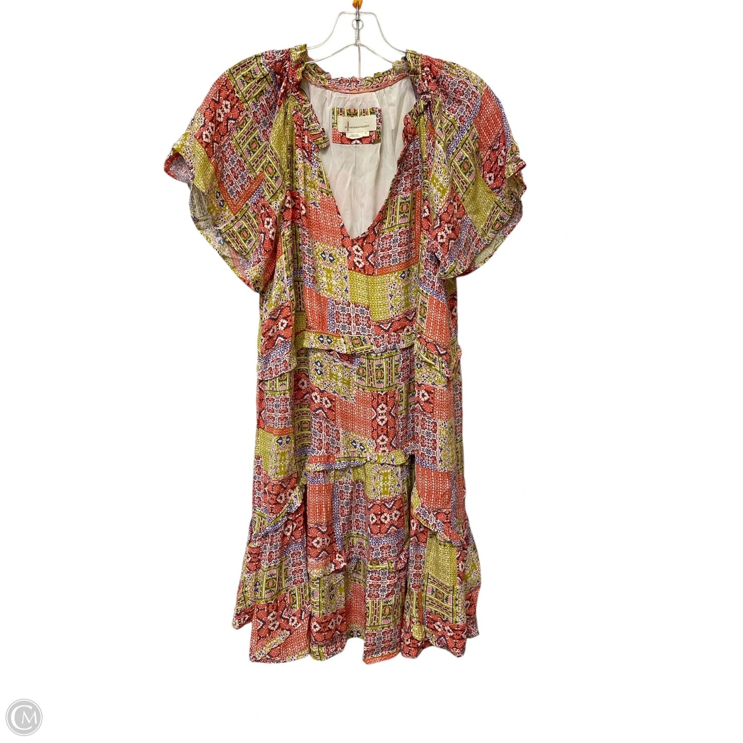 Dress Casual Midi By Anthropologie In Multi-colored, Size: S