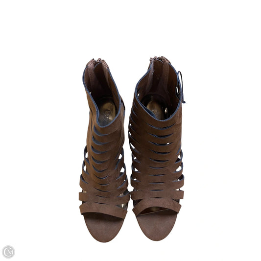 Shoes Heels Block By Carlos By Carlos Santana In Brown, Size: 8.5