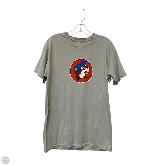 Top Short Sleeve Basic By Cme In Grey, Size: M
