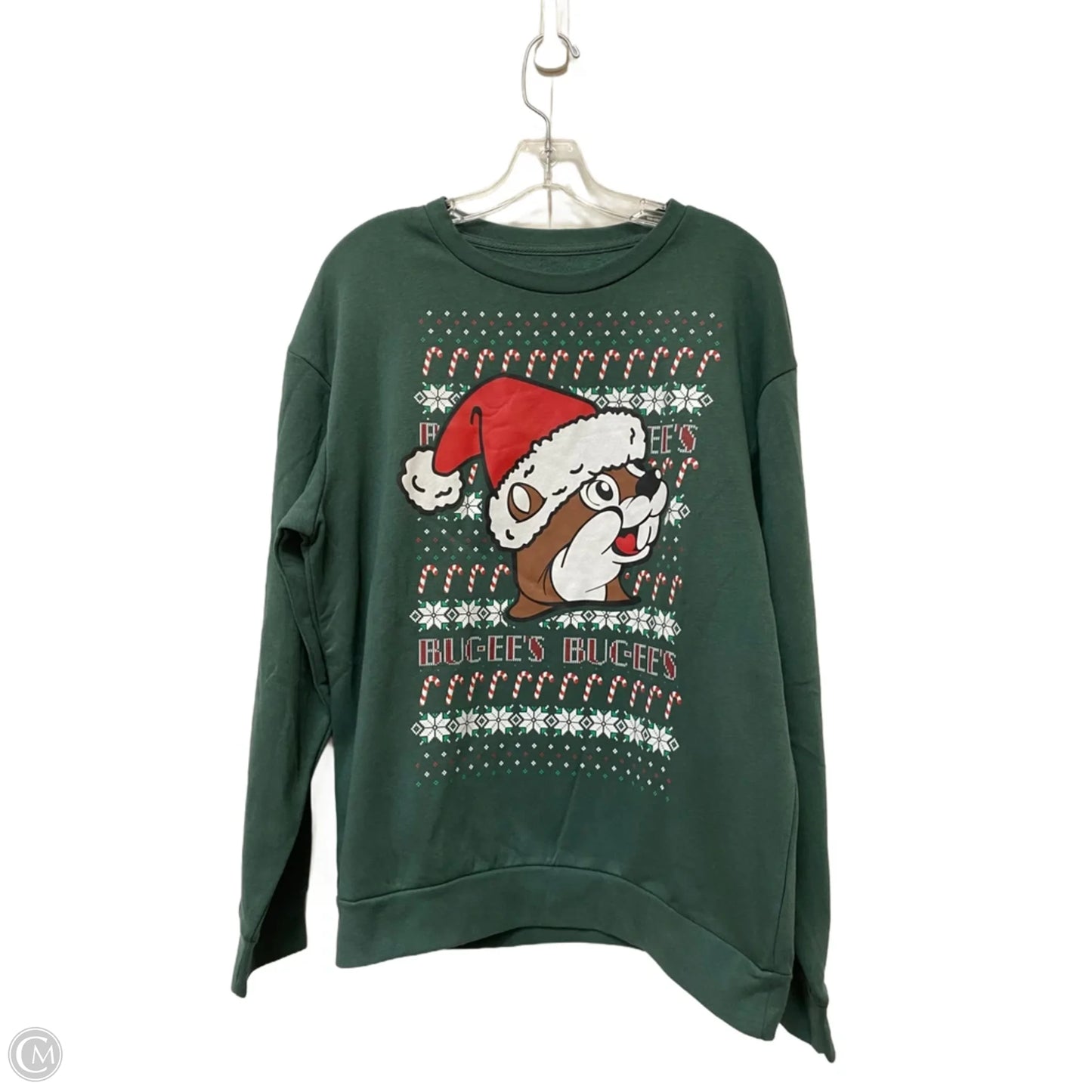 Sweatshirt Crewneck By Cme In Green, Size: M