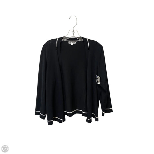 Cardigan By Kathy Ireland In Black, Size: Xl