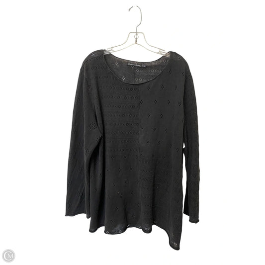 Sweater By Clothes Mentor In Grey, Size: Xxl