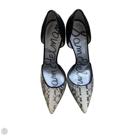 Shoes Heels Stiletto By Sam Edelman In Snakeskin Print, Size: 7