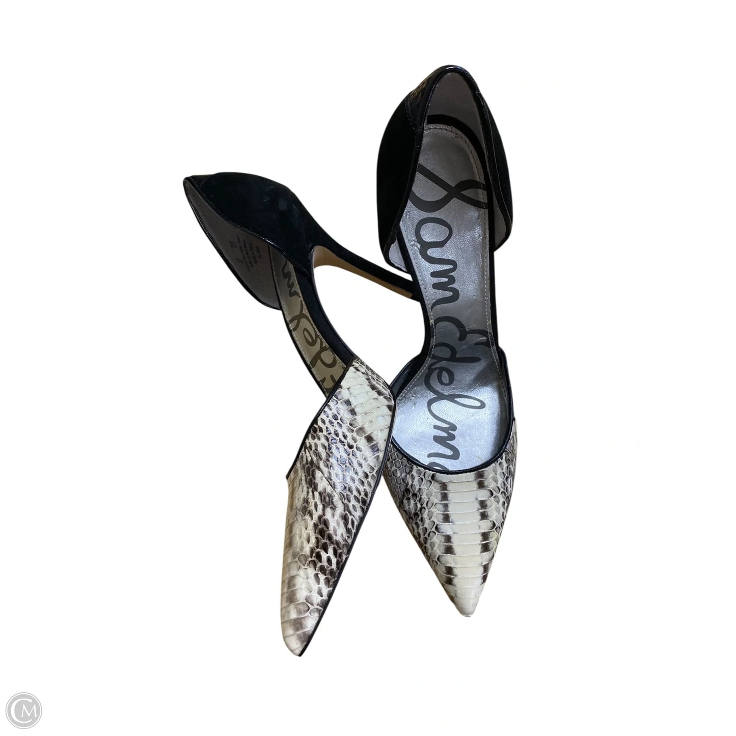 Shoes Heels Stiletto By Sam Edelman In Snakeskin Print, Size: 7