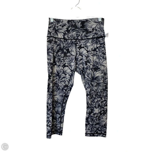 Athletic Leggings By Lululemon In Floral Print, Size: 8