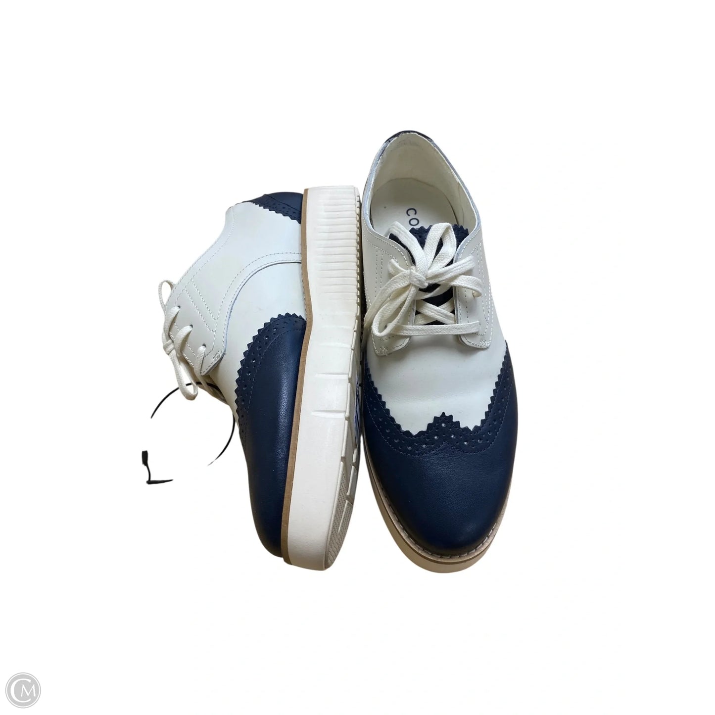 Shoes Sneakers By Cole-haan In Blue & Cream, Size: 6.5