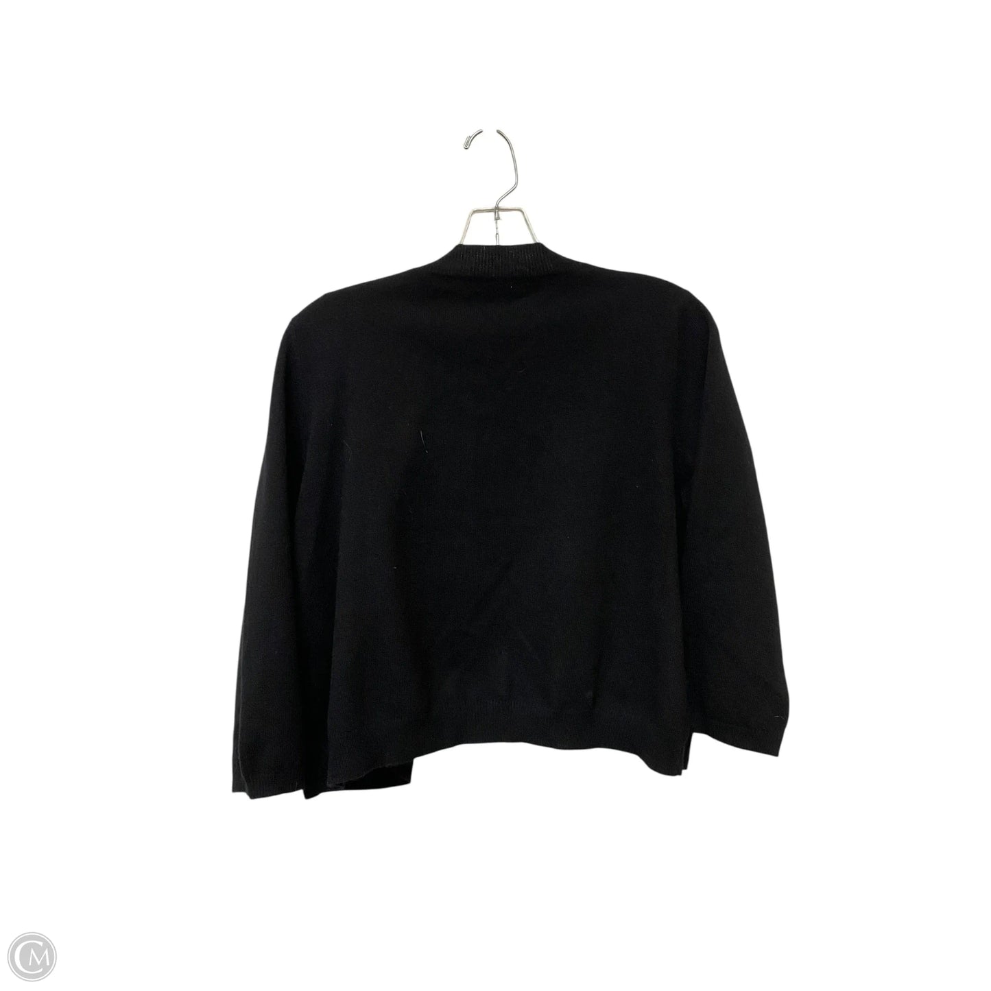 Sweater Cardigan Cashmere By Bloomingdales In Black, Size: Xl