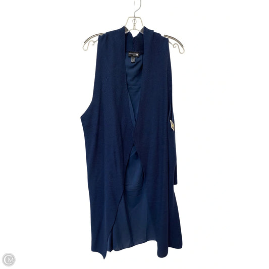 Vest Sweater By Antthony In Blue, Size: 2x