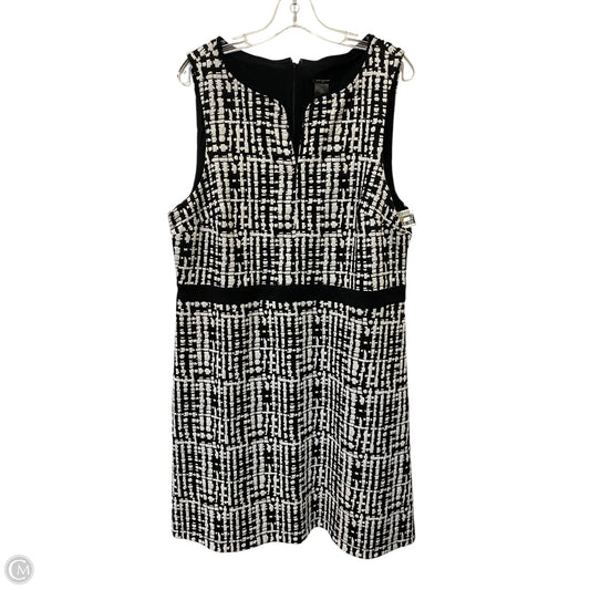 Dress Work By Ann Taylor In Black & White, Size: 18