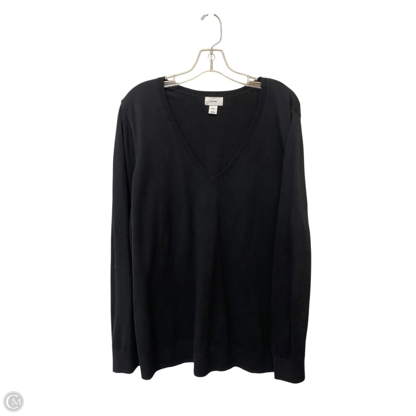 Top Long Sleeve Basic By Old Navy In Black, Size: Xxl