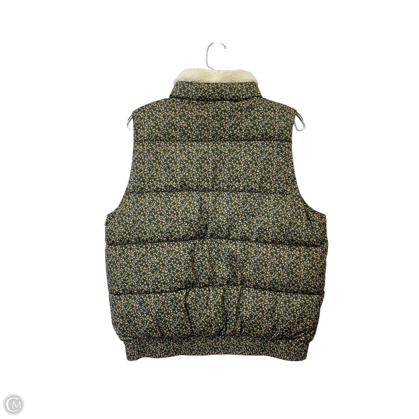 Vest Puffer & Quilted By Universal Thread In Floral Print, Size: M