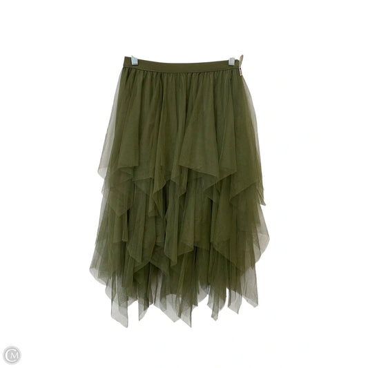 Skirt Midi By New Mix In Green, Size: S