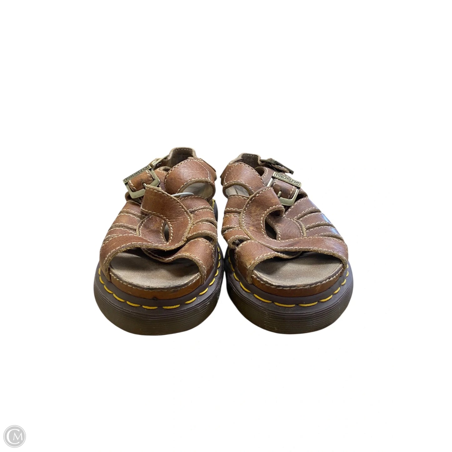 Sandals Flats By Dr Martens In Tan, Size: 7