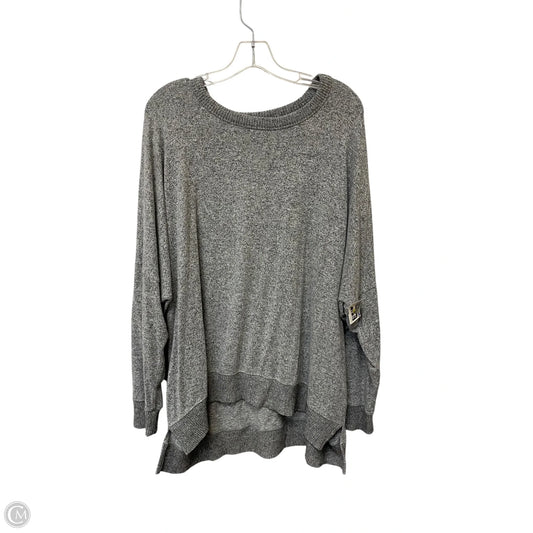 Top Long Sleeve Basic By Aerie In Grey, Size: Xl