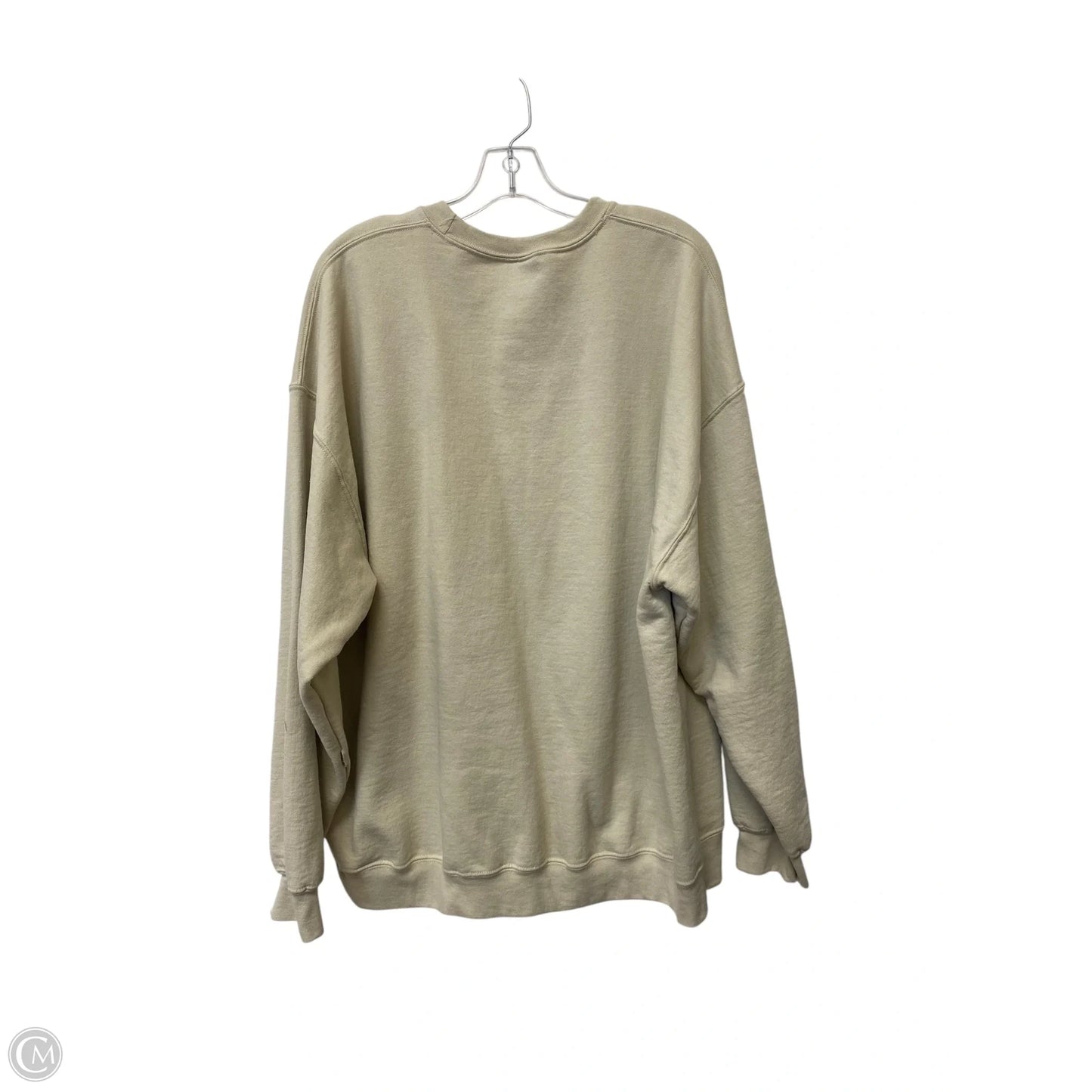 Sweatshirt Crewneck By Gildan In Tan, Size: 2x