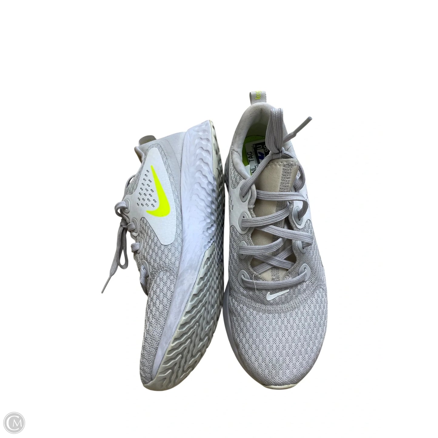 Shoes Flats By Nike In Grey, Size: 8