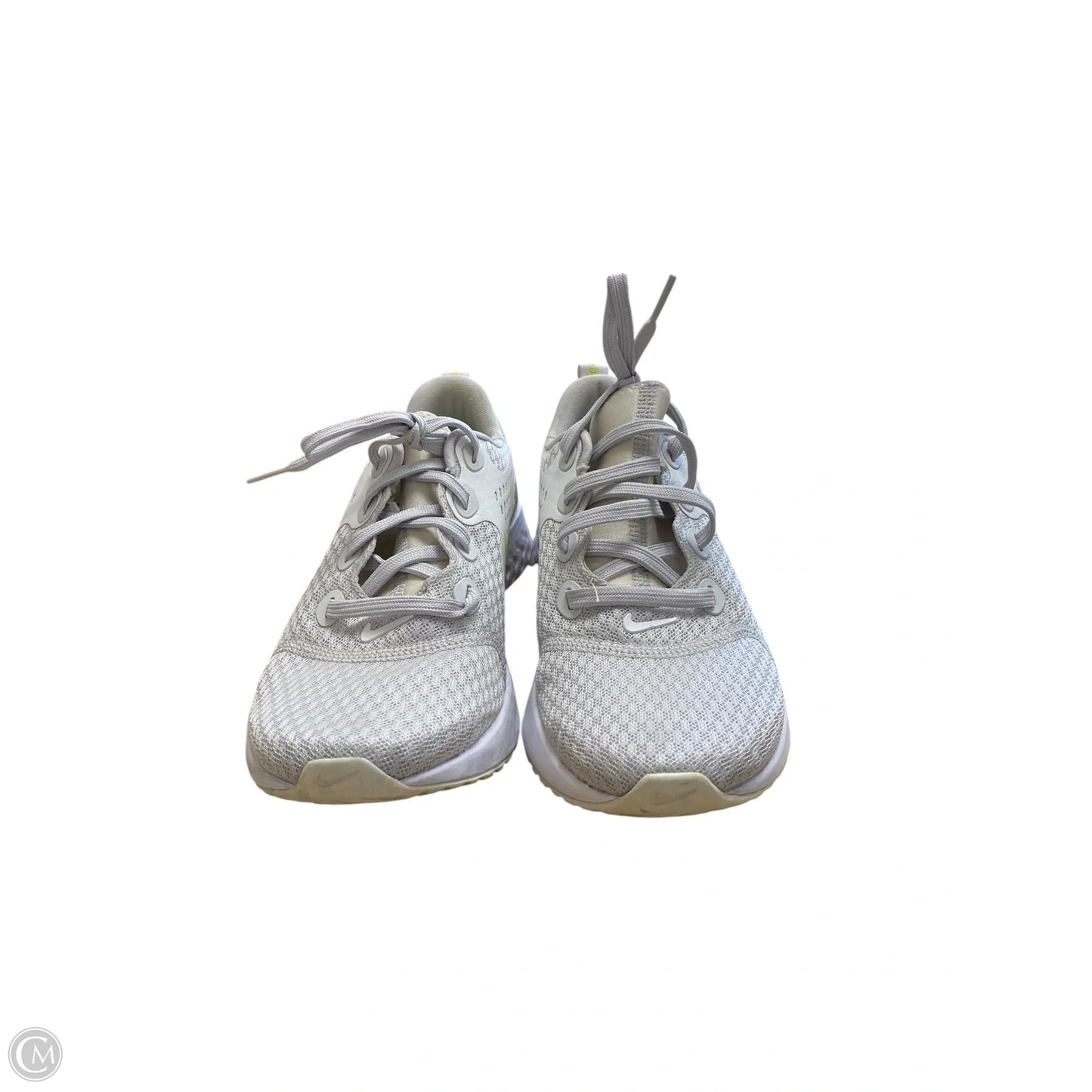 Shoes Flats By Nike In Grey, Size: 8